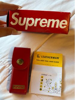 Supreme Leatherman Rebar Red