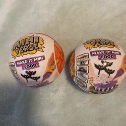 2 Brand New Mini Verse Halloween Balls