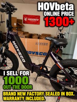 Hovbeta torque sensor red and purple available Ebike electric bike