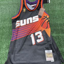 Brand New With Tags Steve Nash Phoenix Suns Mitchell & Ness Hardwood Classic Jersey size L