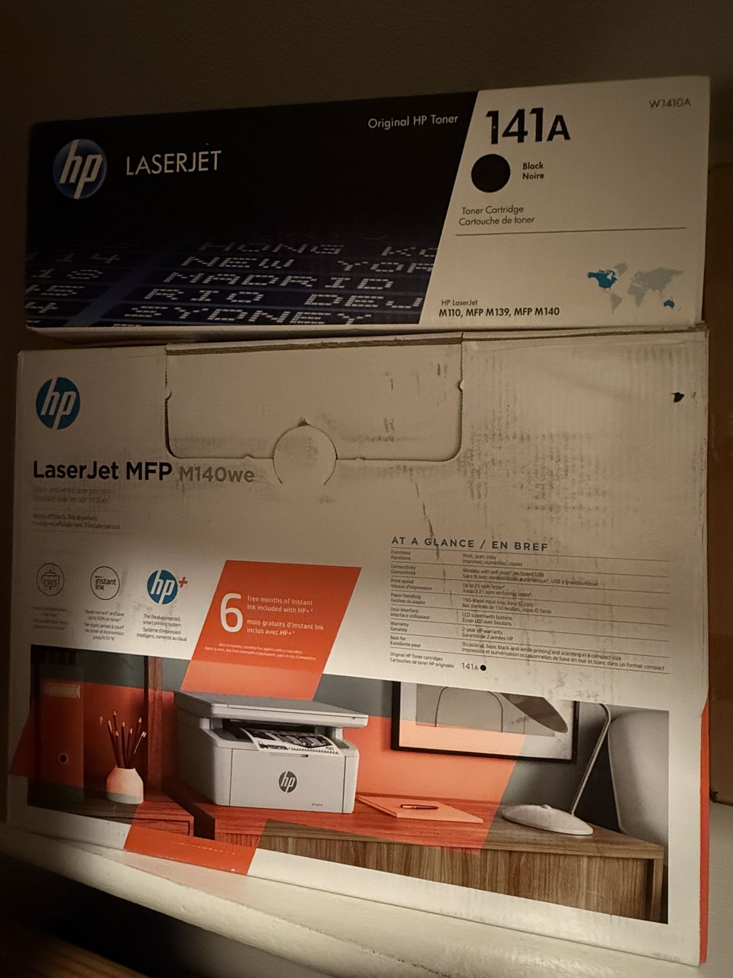 HP Laser Jet Printer And Toner