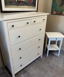 Dresser with nightstand