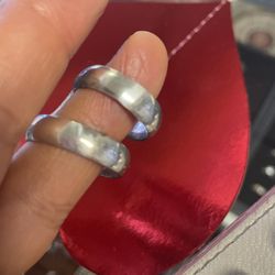 Set De Argollas De Plata 925