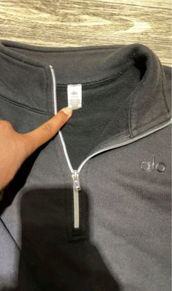 Black alo quarter zip