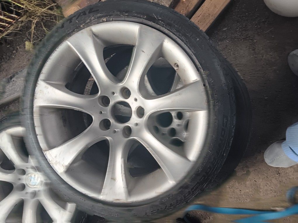 4 BMW OEM RIMS (150.00 For All) , 18" , BMW 550I, 3 RIMS HAVE TIRES