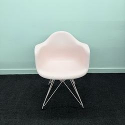 Brand New Eames Molded Plastic Armchair, Herman Miller x HAY, Powder Pink