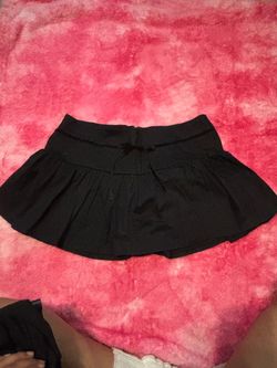 Little black skirt with bow and shorts size large