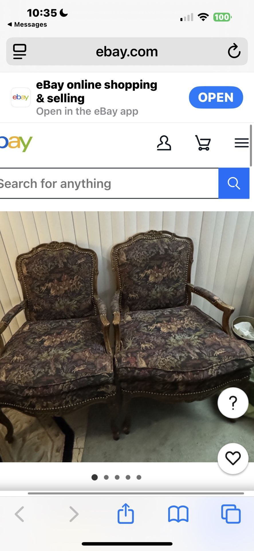 Two Vintage Chairs 