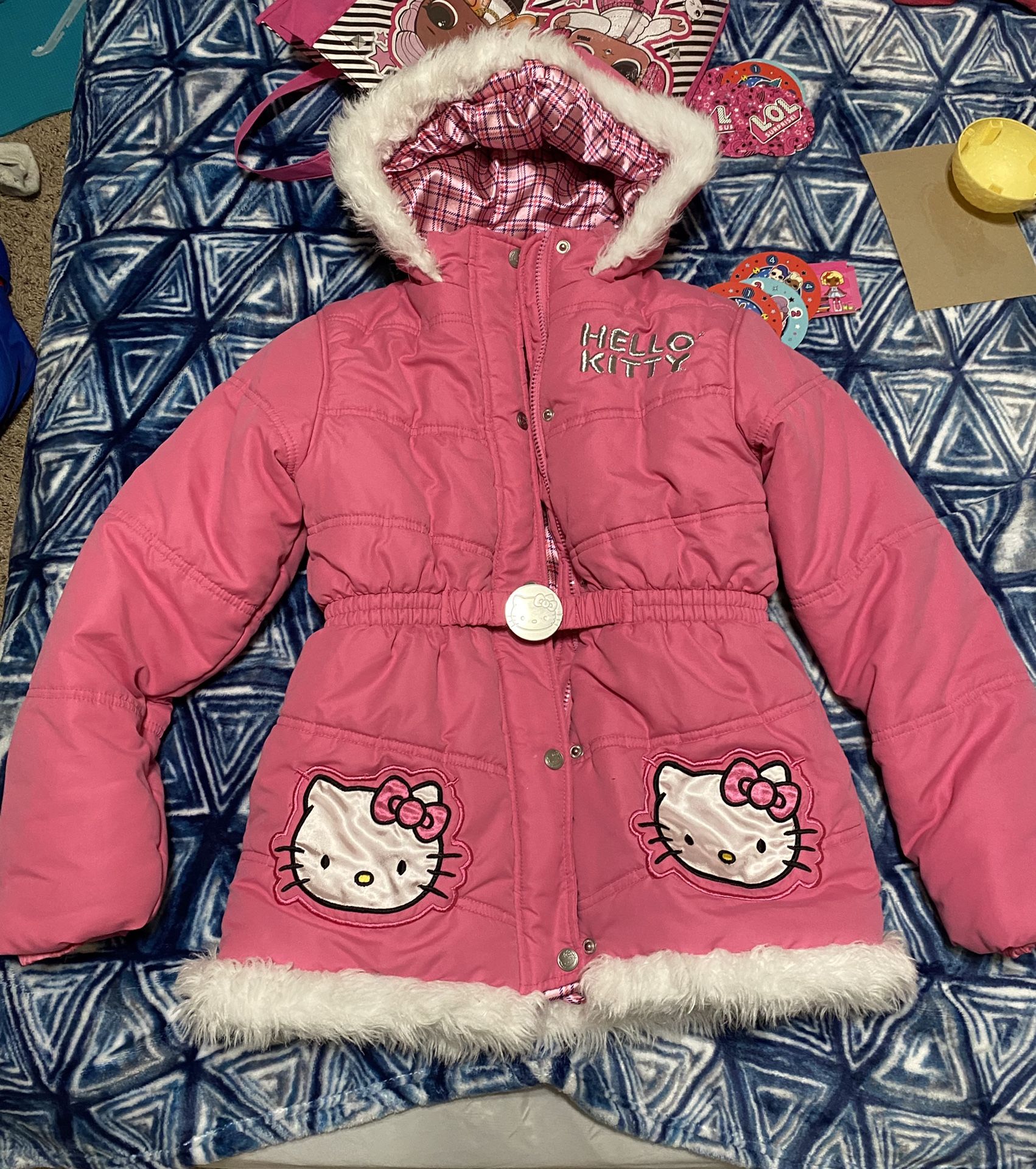 Hello kitty winter jackets size 10-12