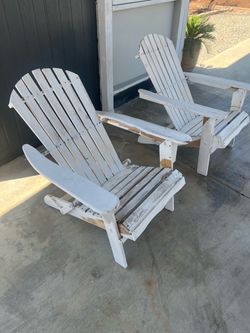 Winado Patio Chairs Stackable Wood