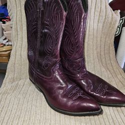 Code West Purple Cowboy Boots