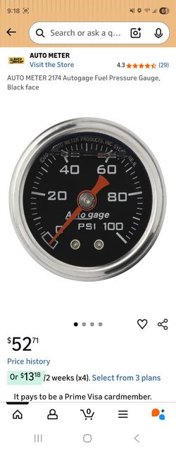 Autogage Fuel Gauge