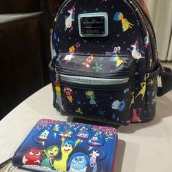 Disney Loungefly Backpack And Wallet 