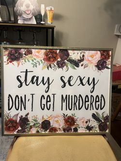 MFM 16x20 Print With Gold Frame