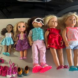Large Dolls And Accessories 