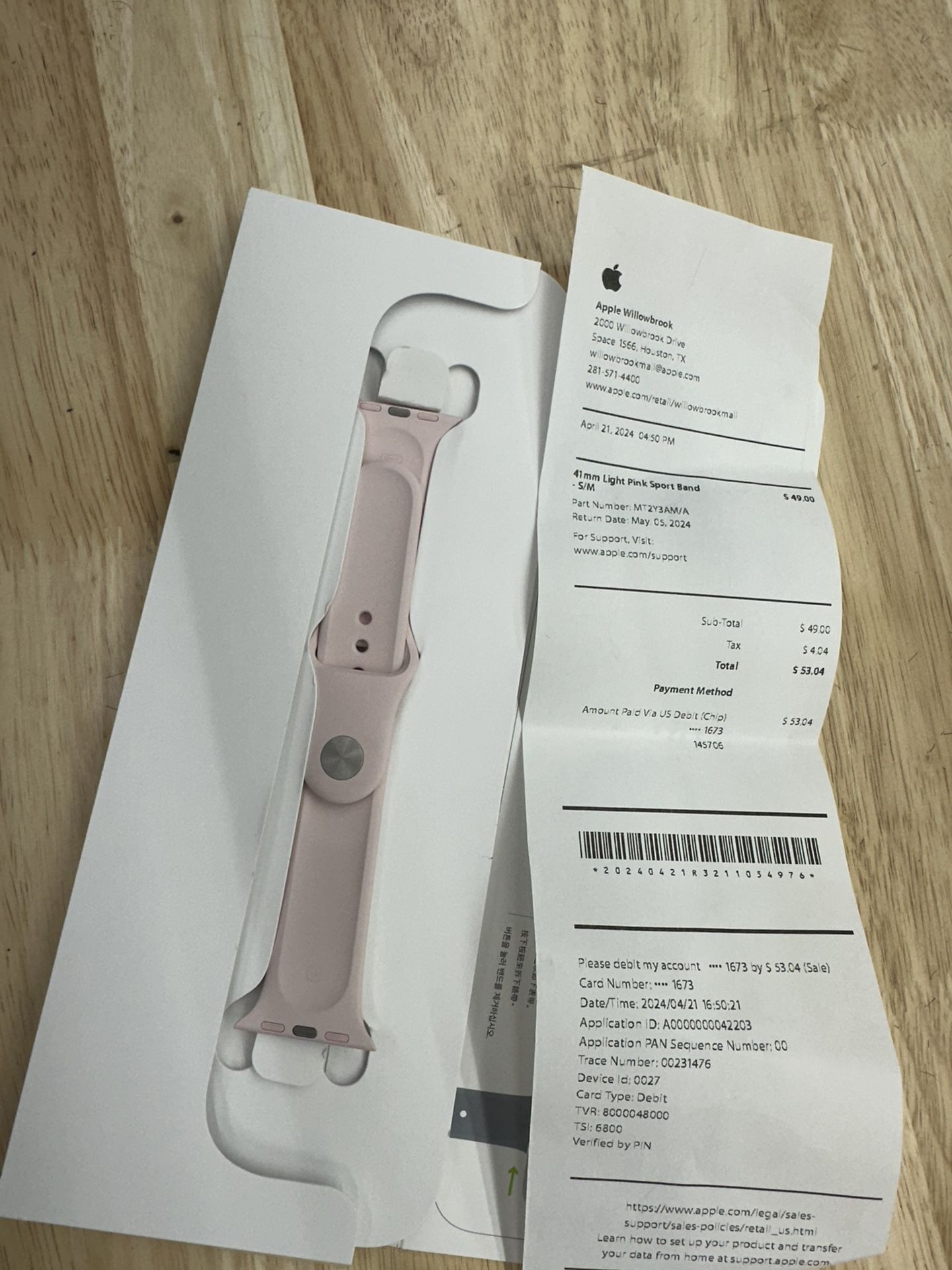 Apple Watch Band Size M/L 