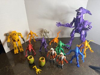 Lanard corps gi joe style alien action figures lot
