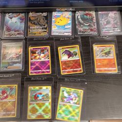 Pokemon VMAs/gx/trainer/radiant cards (description for prices)