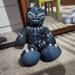 “Black Panther plush & Colorful Batman Plush - clean, pickup tonight.”