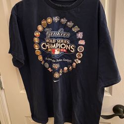 Classic New York Yankees World Series Champions  Nike T-Shirt