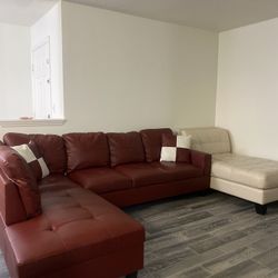 Sectional with Ottoman