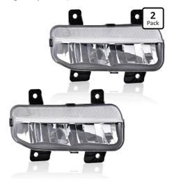LED Fog Light Assembly For 2020-23 Ram 1500, 2019-23 Ram 2500/3500 Without Harness