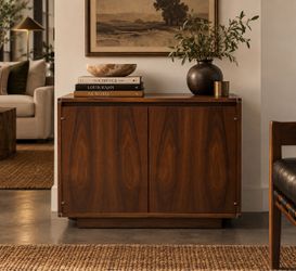 Vintage Barzilay Mid-Century Walnut Cabinet / Record Console