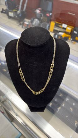 18K gold necklace