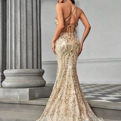 Gold/Champagne Mermaid Dress