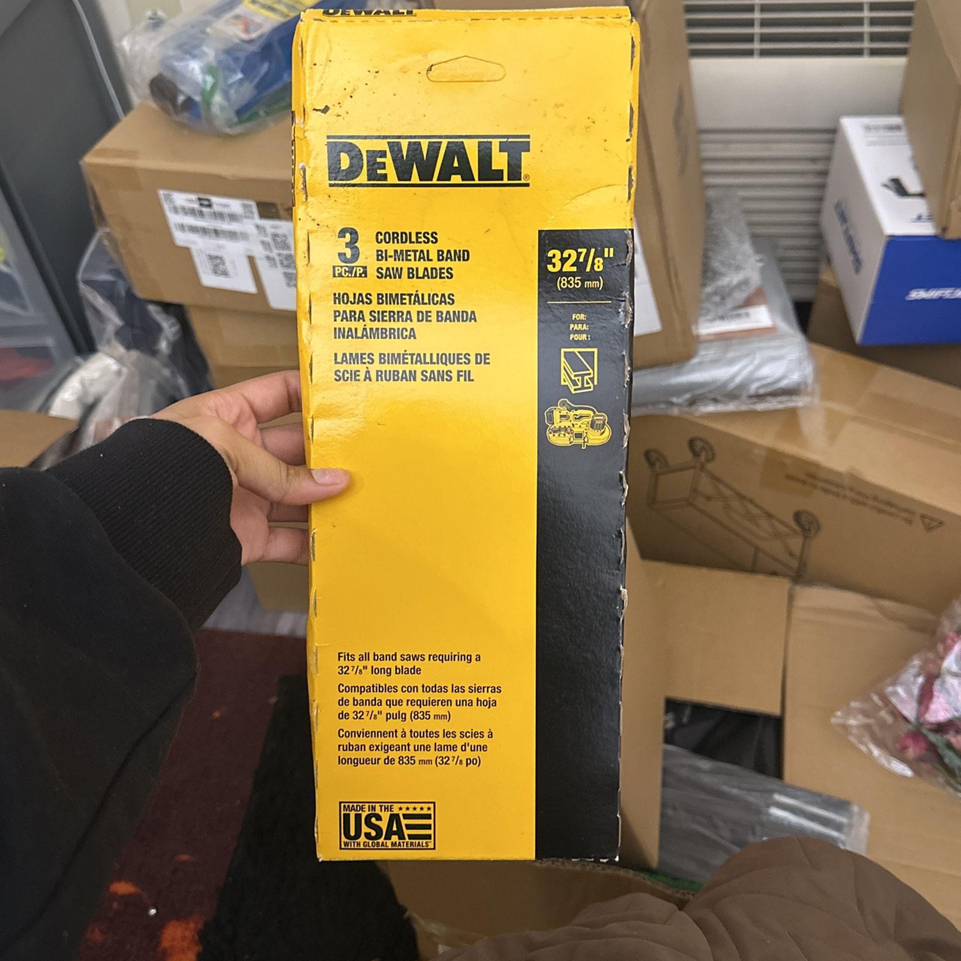 Cordless bi-metal band saw blades