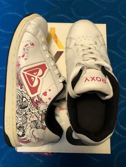 Roxy- Madness White/Pink Sneakers