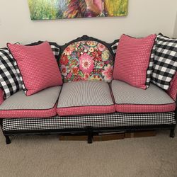 Custom Sofa And Chair And Pillows