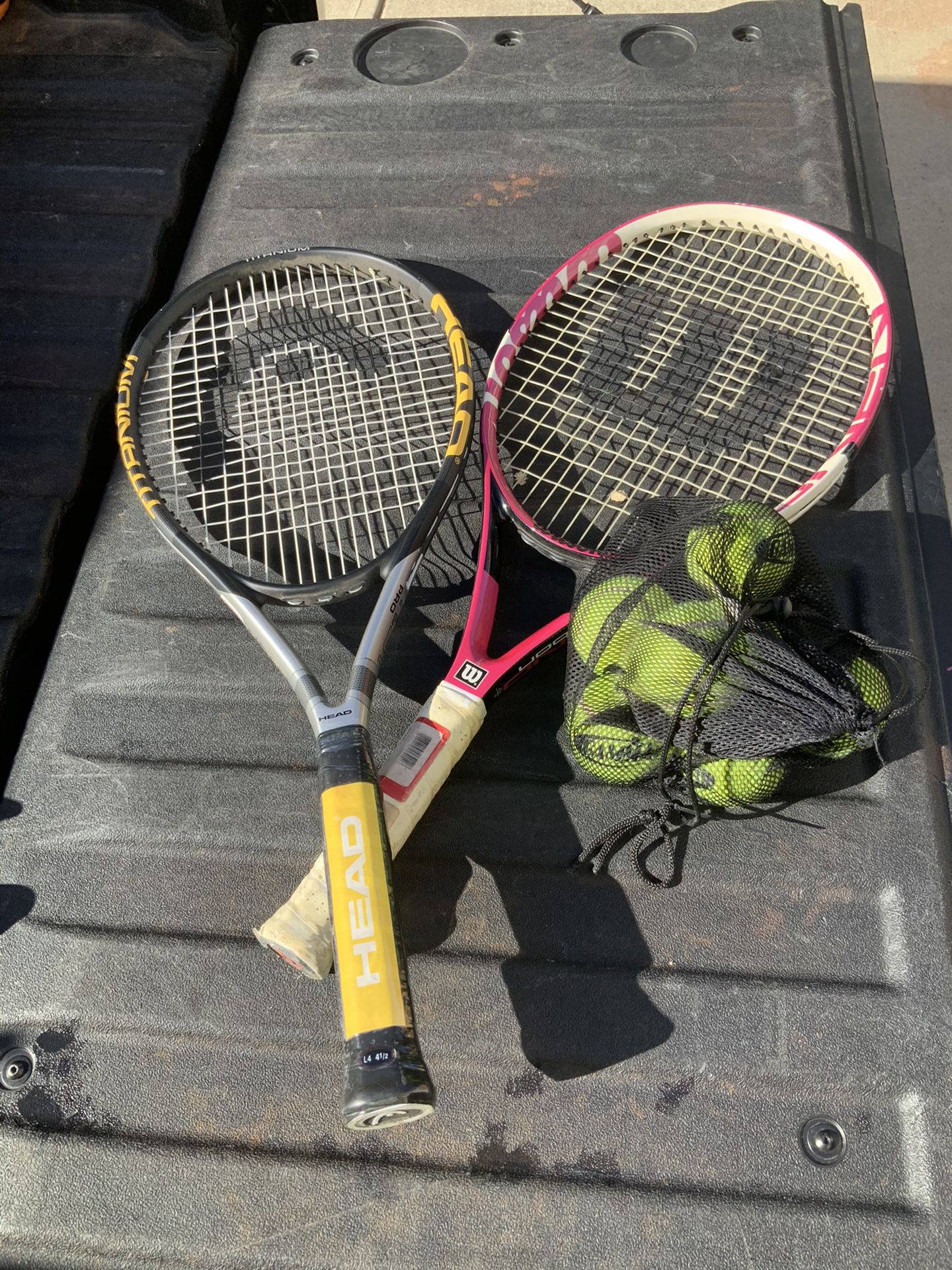 Tennis Rackets And Balls