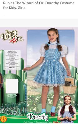 Rubies The Wizard of Oz: Dorothy Costume for Kids, Girls