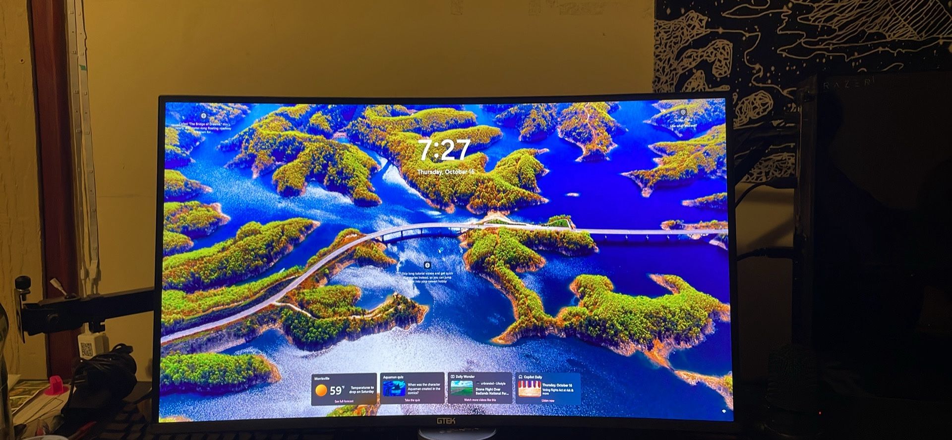 Gtech 27 Inch Gaming Monitor 165 Hz 2560 X 1440p