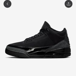 Jordan 3 Black Cats Size 8,10,11