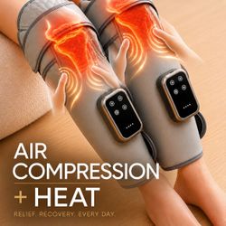 [NEW] Leg Air Compression Massager + Knee/Leg Heating (💥 1 Unit )