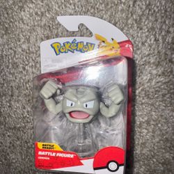 Jazwares Pokémon Battle Figure Geodude Boxed Plastic Figure Blue Beige Age 4+