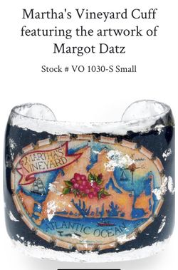 Martha’s Vineyard Handpainted Cuff