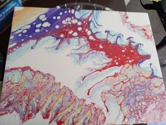 Sherry's Art. Acrylic Paint Pour .