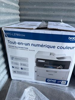 Brother MFC-L3780CDW is a wireless color LED/laser all-in-one printer built for small and busy home