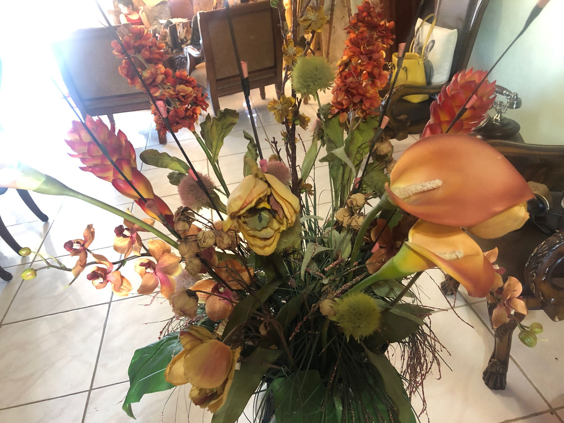 Fake flower base