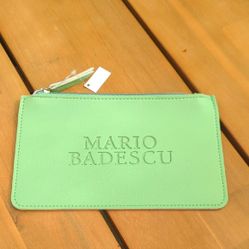 Mario Badescu Mint Green Pouch - New 