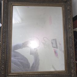 Vintage Gold Ornate Mirror