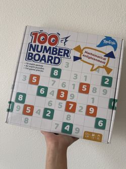 Kids 100 Number Board, Magnetic Hundred Number Board, Early Learning Enlightenment.