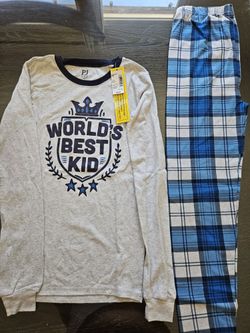 Boys Pajamas Set, Size 16