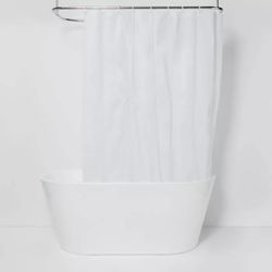 Shower Curtain Liner - Solid White, Brand New