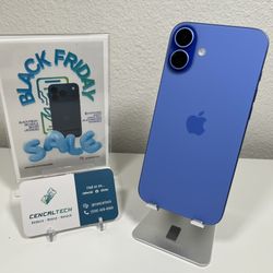 iPhone 16 Plus 128gb At&t and Cricket Carrier 100% 🔋 Health Good