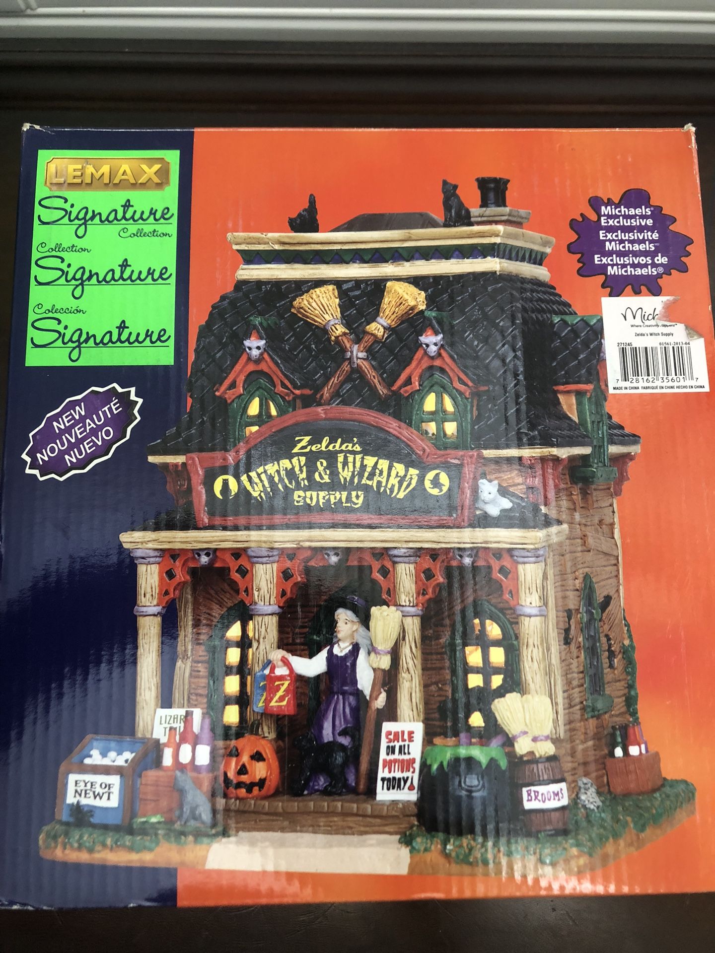 Lemax Spooky Town-Zelda ‘s Witch Supply
