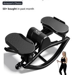 Rocking Side Stepper + Resistance Bands & Non-Slip Mat